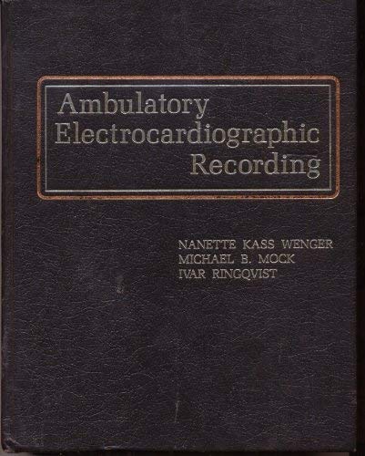 Stock image for Ambulatory Electrocardiographic Recording for sale by Kevin T. Ransom- Bookseller