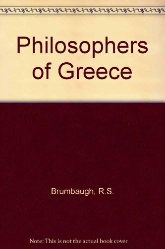 9780815202448: Philosophers of Greece