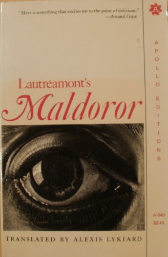 Beispielbild fr Lautramont's Maldoror (Apollo editions) zum Verkauf von Your Online Bookstore