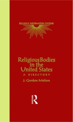 Beispielbild fr Religious Bodies in the U. S. : A Dictionary zum Verkauf von Better World Books