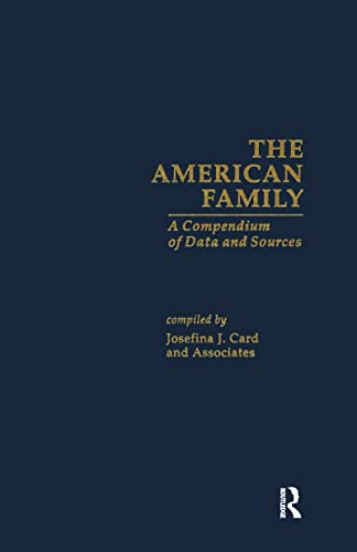 9780815314929: The American Family: A Compendium of Data and Sources (Essays on Mexico, Central and South America)