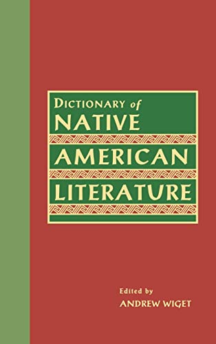 DICTIONARY OF NATIVE AMERICAN LITERARURE
