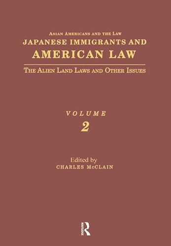 Beispielbild fr Japanese Immigrants and American Law zum Verkauf von Blackwell's