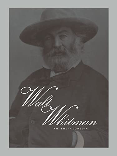 Stock image for The Routledge Encyclopedia of Walt Whitman for sale by Better World Books