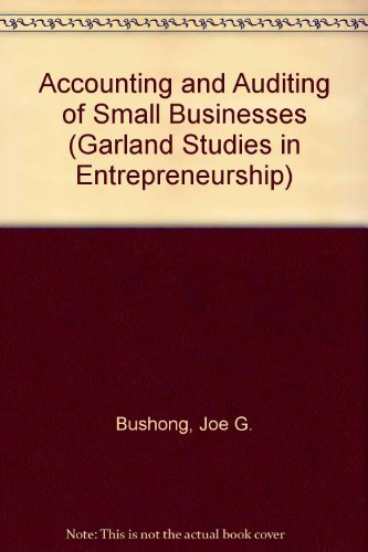 Beispielbild fr Accounting and Auditing of Small Businesses zum Verkauf von Better World Books