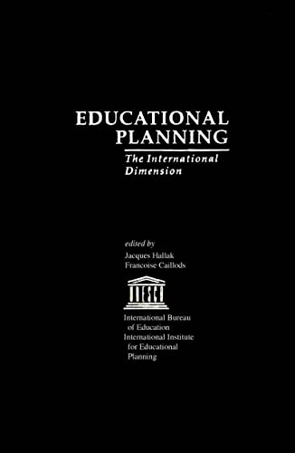 Imagen de archivo de Educational Planning: The International Dimension (IBE Studies on Education) a la venta por Chiron Media