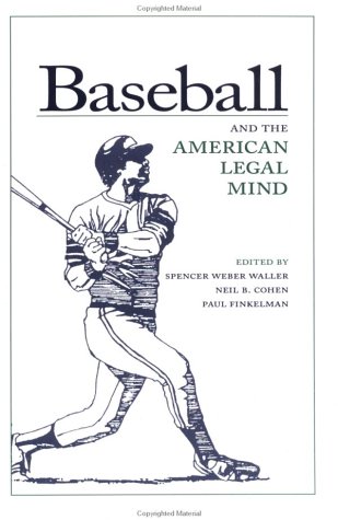 Stock image for Baseball and the American Legal Mind for sale by Better World Books