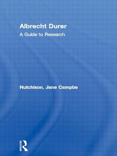 Beispielbild fr Albrecht Durer : A Guide to Research zum Verkauf von Better World Books