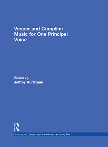 Stock image for Vesper and Compline Music for One Principal Voice for sale by Ganymed - Wissenschaftliches Antiquariat