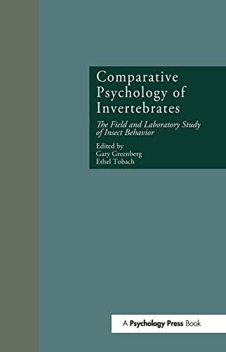 Imagen de archivo de Comparative Psychology of Invertebrates: The Field and Laboratory Study of Insect Behavior (Research in Developmental and Comparative Psychology) a la venta por Bookmonger.Ltd