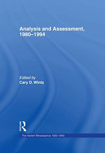 Beispielbild fr Analysis and Assessment, 1980-1994 zum Verkauf von Better World Books