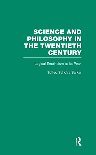 Beispielbild fr Logical Empiricism at Its Peak: Schlick, Carnap, and Neurath zum Verkauf von THE SAINT BOOKSTORE