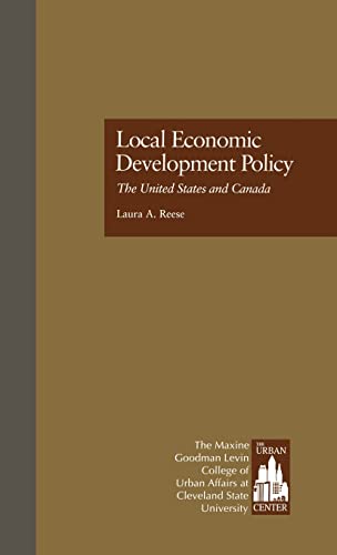 Beispielbild fr Local Economic Development Policy : The United States and Canada zum Verkauf von Blackwell's