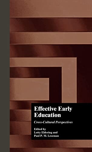 Beispielbild fr Effective Early Childhood Education: Cross-Cultural Perspectives (Studies in Education and Culture) zum Verkauf von Reuseabook