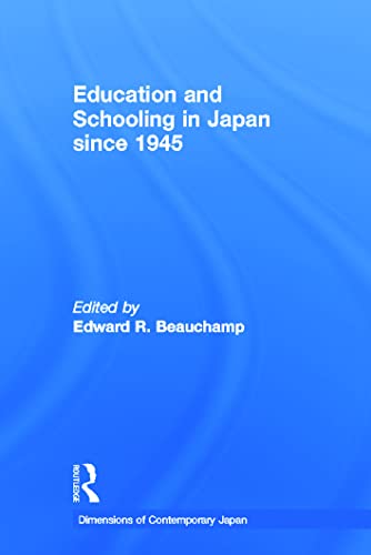 Beispielbild fr Education and Schooling in Japan Since 1945: Vol 3 zum Verkauf von Revaluation Books