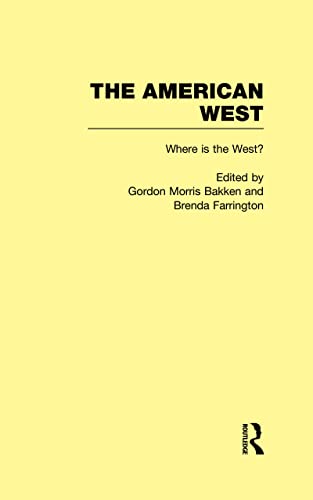 Imagen de archivo de Where is the West?: The American West: Where Is the West? Vol 1 a la venta por Chiron Media