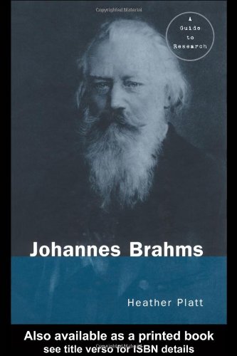 Johannes Brahms: A Guide to Research