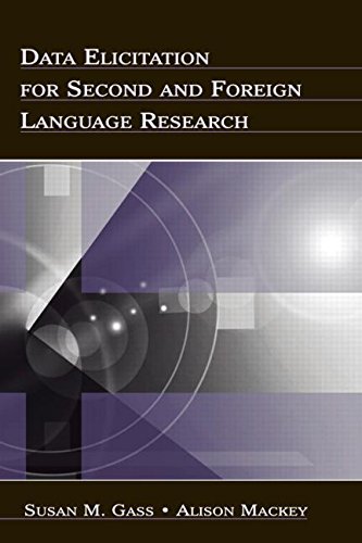 Stock image for Data Elicitation for Second and Foreign Language Research for sale by Kanic Books