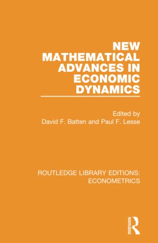 9780815350569: New Mathematical Advances in Economic Dynamics