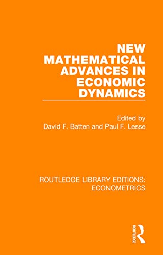 9780815350576: New Mathematical Advances in Economic Dynamics