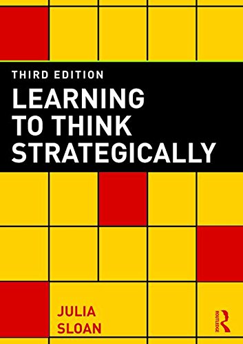 Imagen de archivo de LEARNING TO THINK STRATEGICALLY, 3RD EDN a la venta por Universal Store