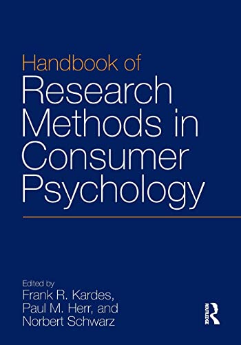 Beispielbild fr Handbook of Research Methods in Consumer Psychology zum Verkauf von Blackwell's