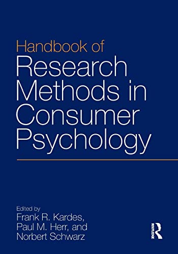 Stock image for Handbook of Research Methods in Consumer Psychology for sale by Hilando Libros