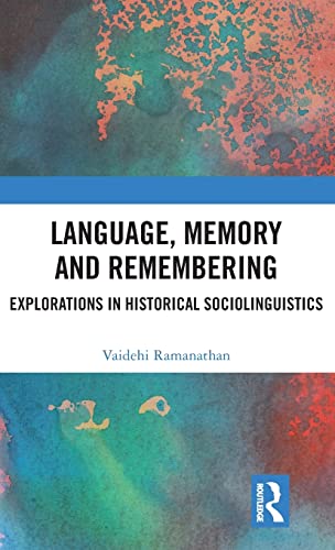 Stock image for Language, Memory and Remembering for sale by Blackwell's