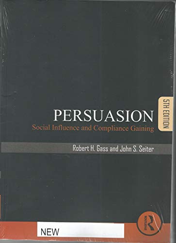 Imagen de archivo de Persuasion : Social Influence And Compliance Gaining, 5Th Edn a la venta por BooksRun