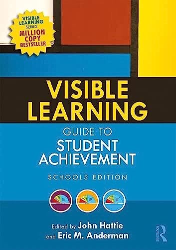 Imagen de archivo de Visible Learning Guide to Student Achievement: Schools Edition a la venta por Chiron Media