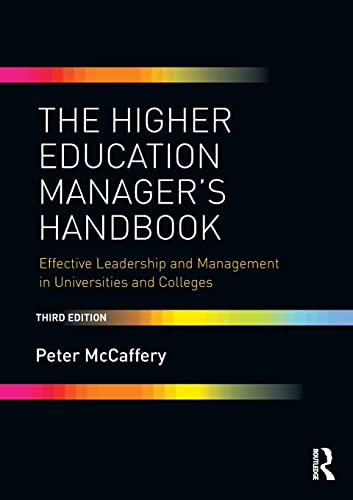 Stock image for The Higher Education Manager's Handbook: Effective Leadership and Management in Universities and Colleges for sale by BooksRun