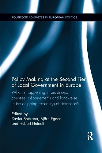 Stock image for Policy Making at the Second Tier of Local Government in Europe for sale by Blackwell's