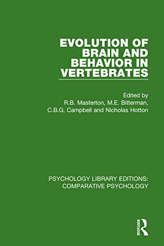 9780815371519: Evolution of Brain and Behavior in Vertebrates