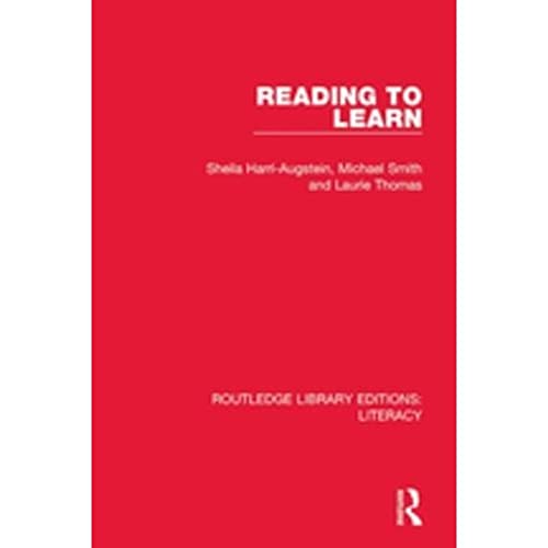 Imagen de archivo de Reading to Learn (Routledge Library Editions: Literacy) a la venta por Chiron Media