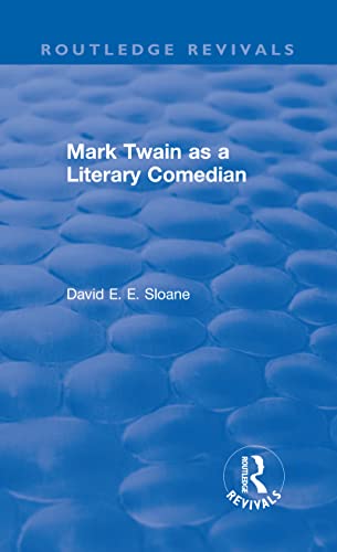 Beispielbild fr Mark Twain as a Literary Comedian zum Verkauf von Blackwell's