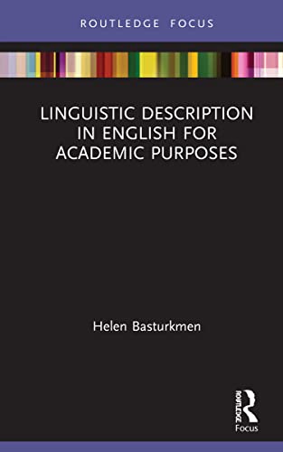 Imagen de archivo de Linguistic Description in English for Academic Purposes a la venta por Blackwell's