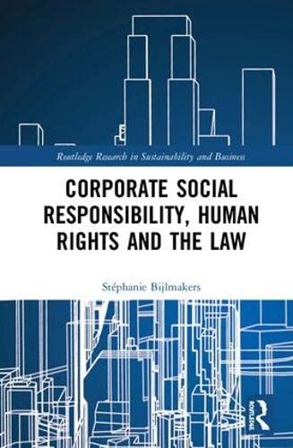 Imagen de archivo de Corporate Social Responsibility, Human Rights and the Law (Routledge Research in Sustainability and Business) a la venta por Chiron Media