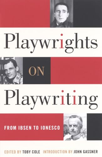 Stock image for Playwrights on Playwriting: From Ibsen to Ionesco for sale by SecondSale