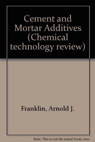 Cement and Mortar Additives. 2nd Ed