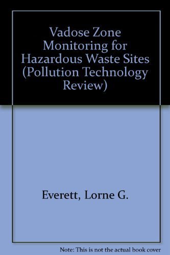 Beispielbild fr Vadose Zone Monitoring for Hazardous Waste Sites zum Verkauf von Better World Books