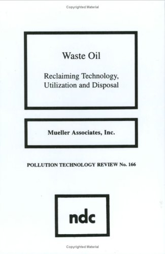 9780815511939: Waste Oil: Reclaiming Technology, Utilization, and Disposal