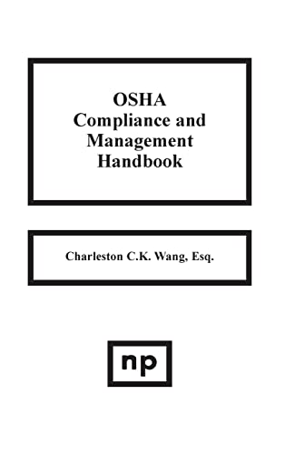 Stock image for OSHA Compliance and Management Handbook for sale by HPB-Red