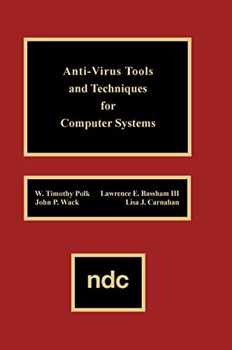 9780815513643: Anti-Virus Tools & Techniques for Computer (Advanced Computing and Telecommunications Series)