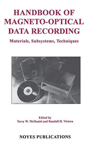 9780815513919: Handbook of Magneto-Optical Data Recording: Materials, Subsystems, Techniques