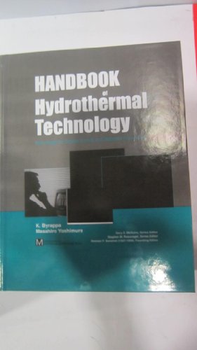 Stock image for Handbook of Hydrothermal Technology (Materials Science and Process Technology) for sale by Mooney's bookstore