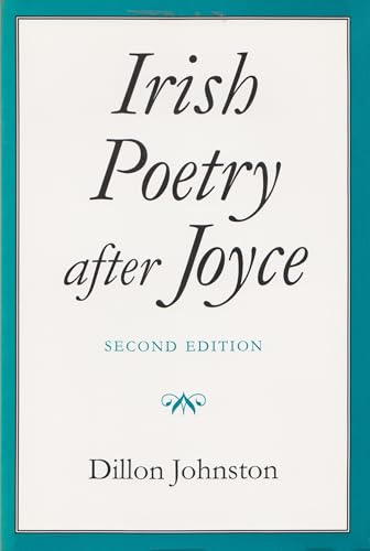 Stock image for Irish Poetry After Joyce (Irish Studies) for sale by bainebridge booksellers
