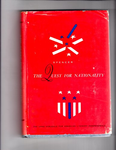 Imagen de archivo de Quest for Nationality : An American Literary Campaign a la venta por Better World Books