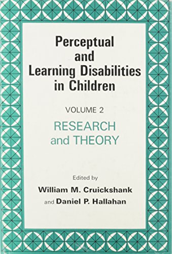 9780815621669: Perceptual and Learning Disabilities in Children, Volume 2