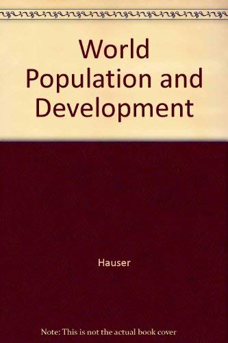 Stock image for Worl Population and Devlopment for sale by BookHolders