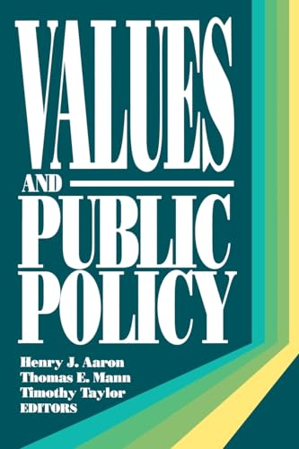 9780815700555: Values and Public Policy